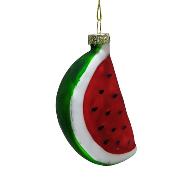Juleophæng 9,5 cm Glas, Joy Watermelon