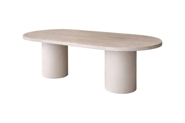 Spisebord Narvik 100x200 cm Beige MDF