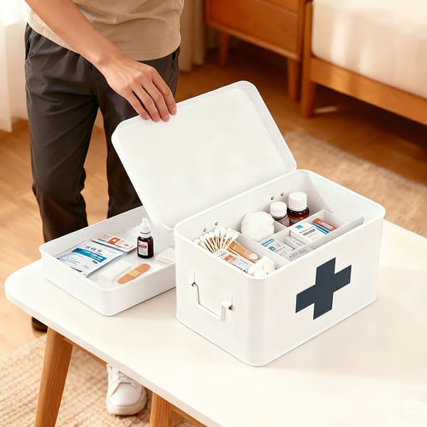 Medicinsk box, metall, förvaring, Kodustaar
