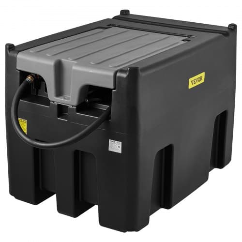 Diesel overførselstank 104x72x73,5 cm sort, polyethylen
