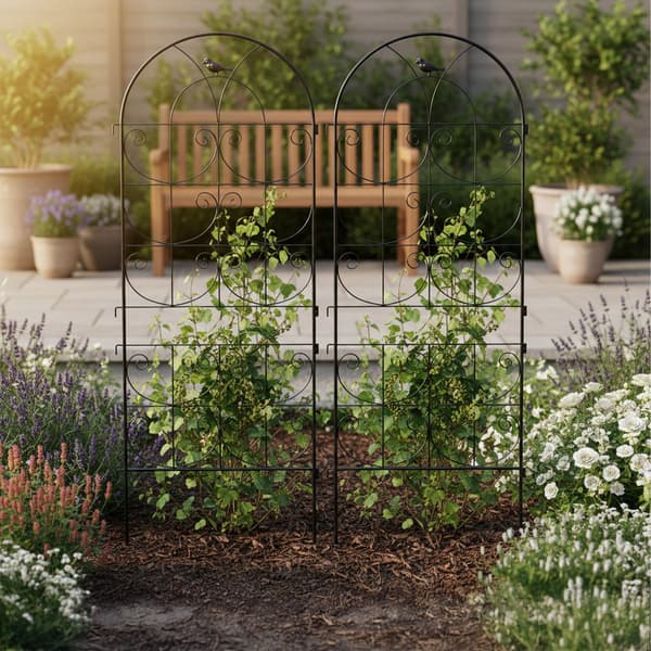 Trellis Set Stål Svart, Kodustaar