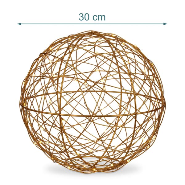 LED dekorationskugle 30 cm, Kodustaar