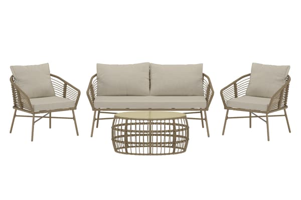 Sofasæt Lipari brun beige