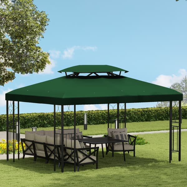 Pavillon erstatningsdug, 300x400 cm, Grøn
