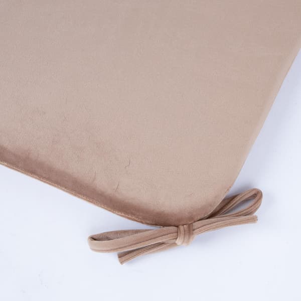 Stolpude 39x39 cm Beige Fløjl