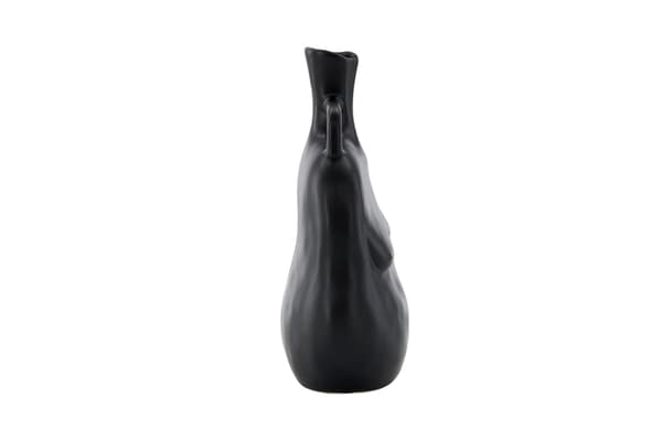 Vase Conta, 25x17x10 cm, sort stentøj