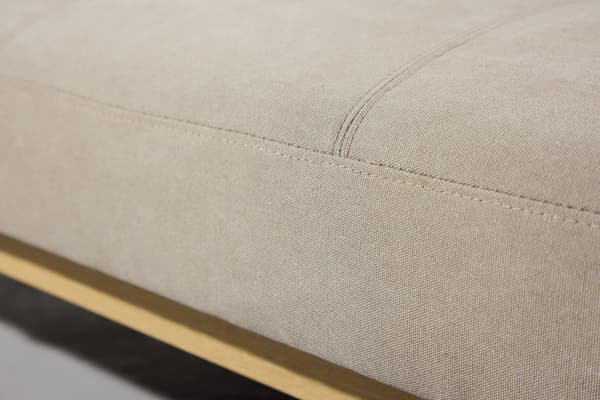 Sofa Seng Bodil Beige Linned Stålramme