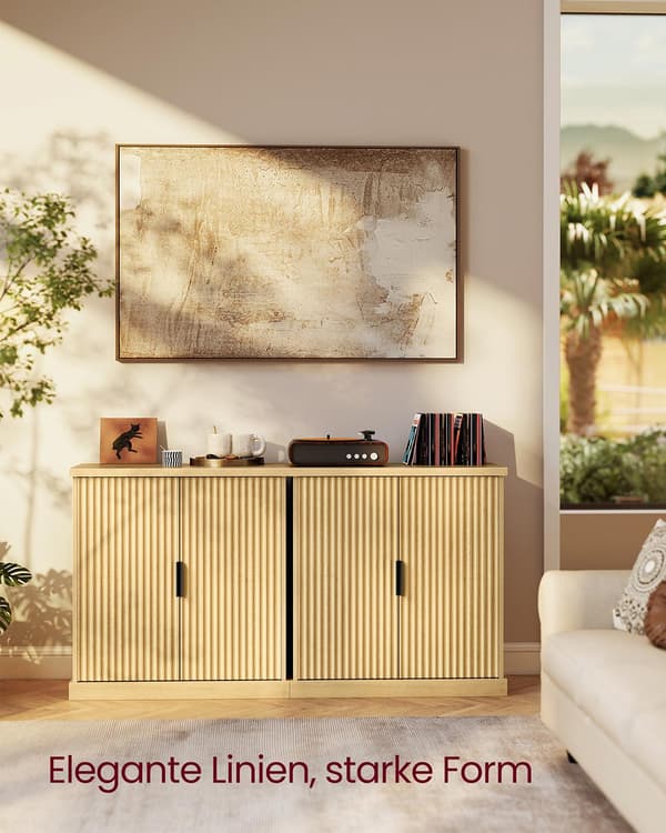 Skjenk, 40x76x80 cm, Beige