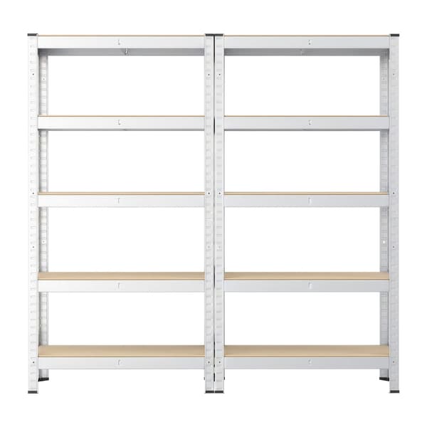 Tungt Hyllplan 30x75x150 cm Silverstål