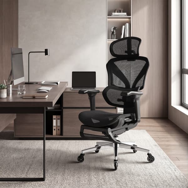 Kontorstol 73x71,5x120-128 cm sort
