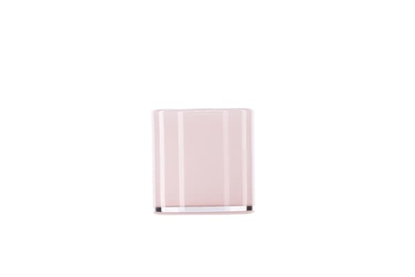 Lanterne, Glora, 10x10 cm, Pink, Glas