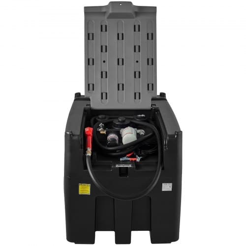 Diesel overførselstank 104x72x73,5 cm sort, polyethylen