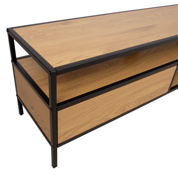 TV-bord HEDVIG 120x33x40 cm Ask Sort