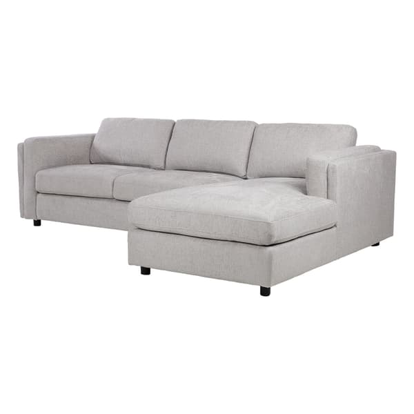 Hörnsoffa SIRE 272x93x174 cm Grå Tyg