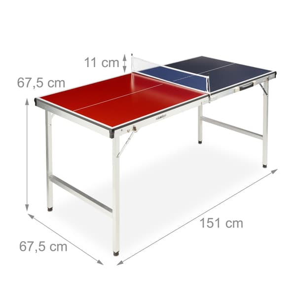Bordtennisbord, 67,5x151x67,5 cm, Fällbart, Kodustaar