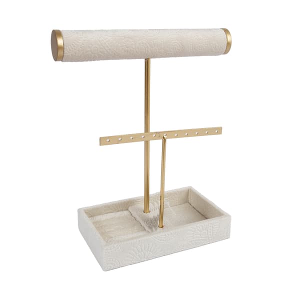 Koruteline 25 cm Valkoinen Metalli
