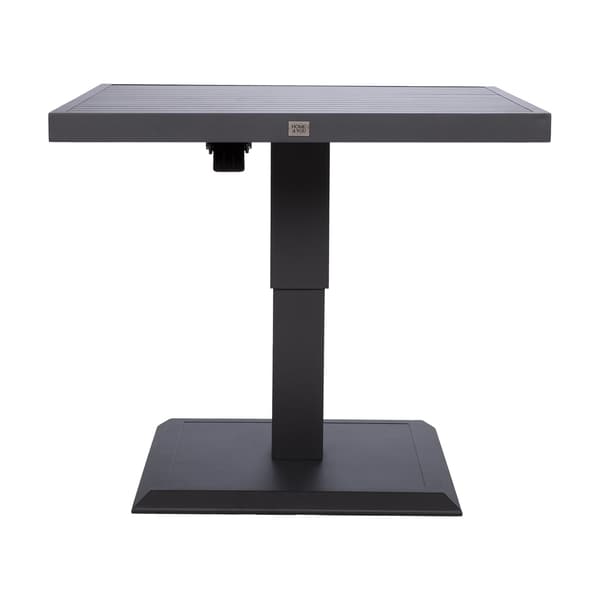 Bord TOMSON 85x85x52-75 cm mørkegrå justerbart