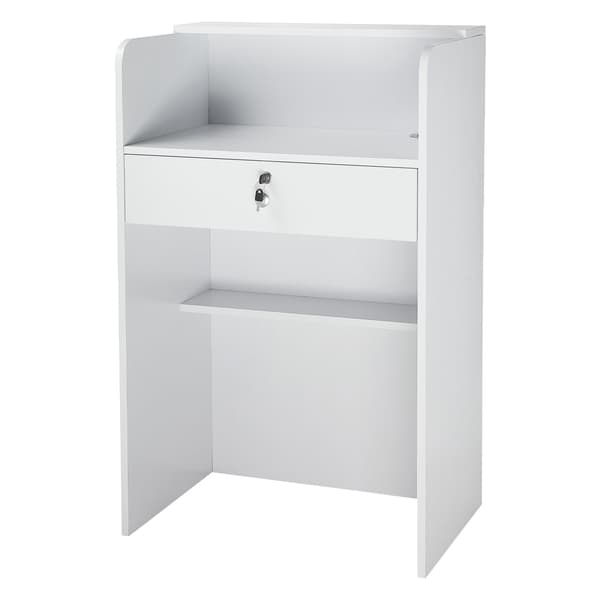 Reception Disk, 60x40x96 cm, Hvid