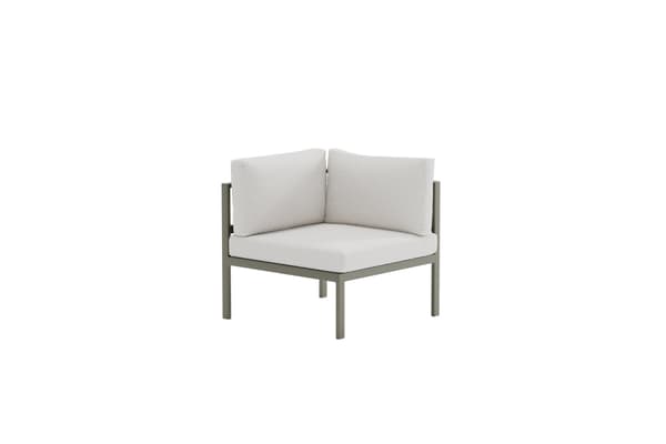 Sofahjørnemodul Copacabana 70x70x30 cm Brun, Bouclé