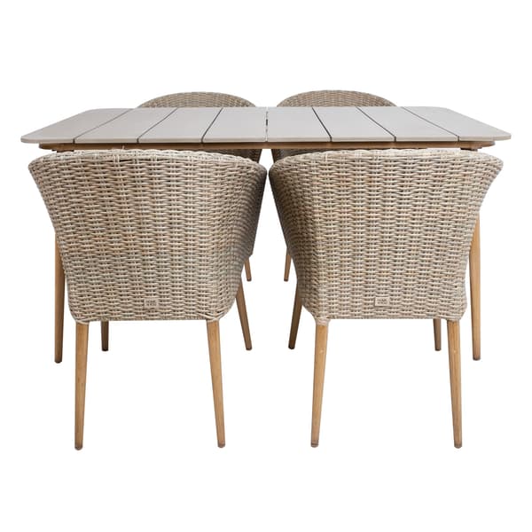 Trädgårdsmöbelset Norway 147x90x73 cm Beige