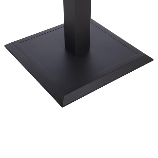 Bord TOMSON 85x85x52-75 cm mörkgrå justerbart