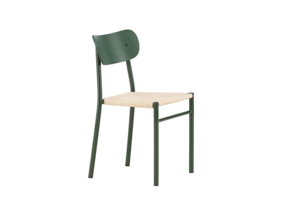 Spisestol, Polly, 45x41.5 cm, Grøn, Reb