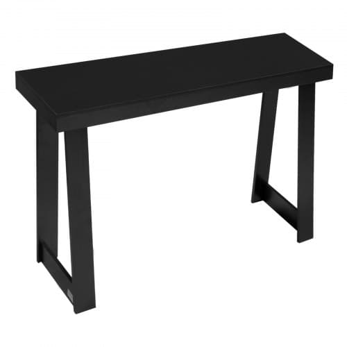 Konsolbord, 118x30,5x81 cm, Sort, Træ