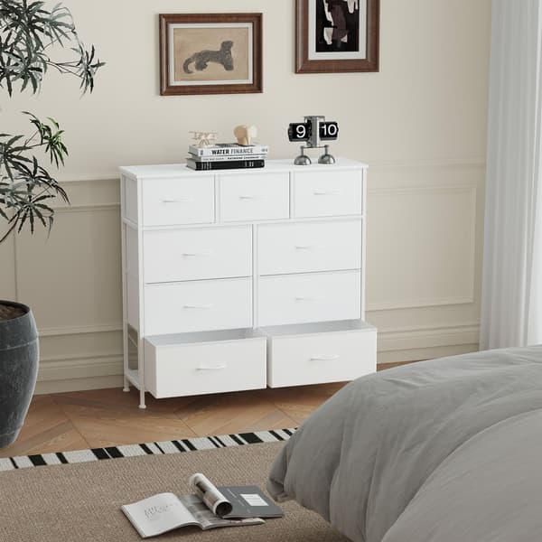 Kommode 30x98,8x95,2 cm Hvid MDF