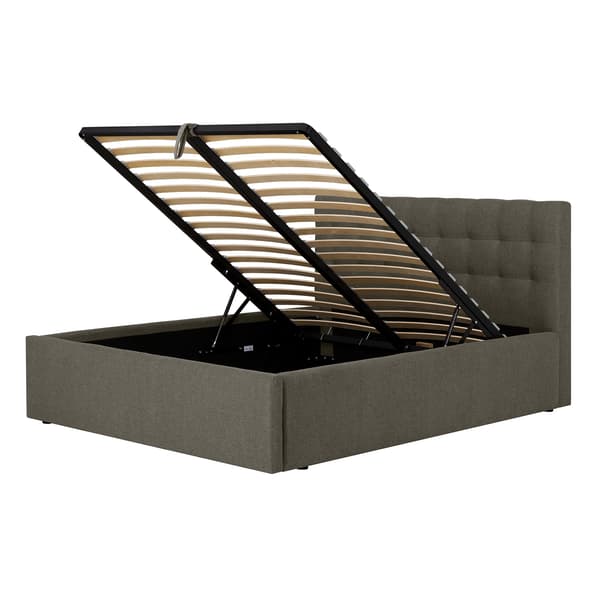 Seng LEENA 176x221x110 cm mørk beige