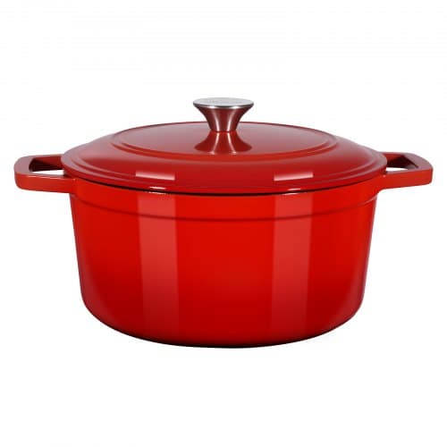 Dutch Oven, 35x27x19 cm, Rød, Støbejern