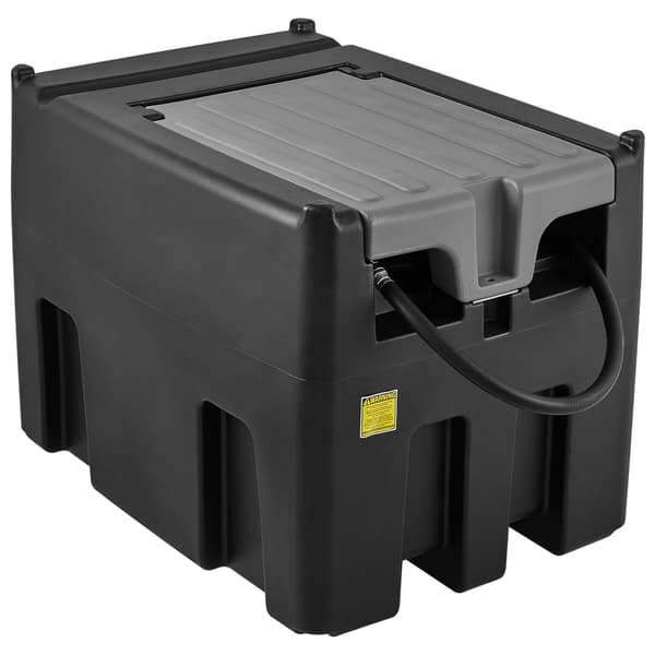 Diesel overførselstank 104x72x73,5 cm sort, polyethylen