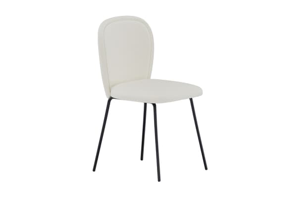 Spisebordsstol Carl 46x50 cm Sort Velour