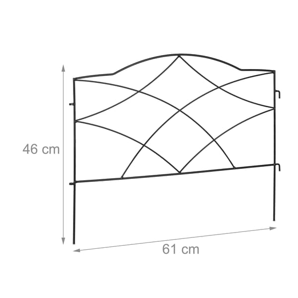 Plænekant Sæt, 46x61x1 cm, Sort, Jern, Kodustaar