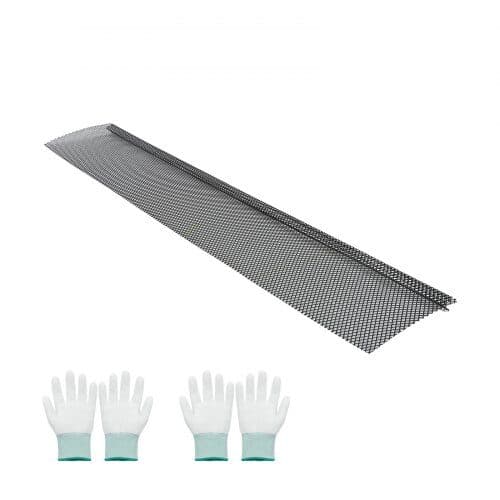 Gutter Guard 40-pack 36,58 m 152,4 mm pulverlackerat stål svart