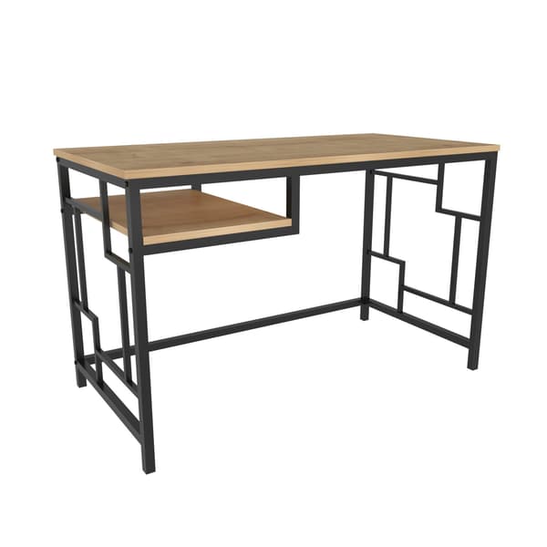 Skrivebord Kennesaw, 120x60 cm, sort