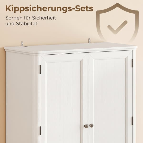 Kökskåp 80x39,5x186,4 cm Vit MDF