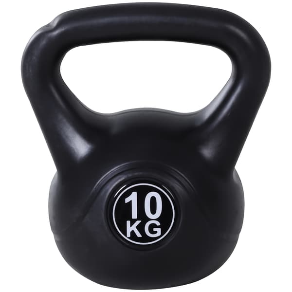 Kettlebell, 25x19x28 cm, Sort