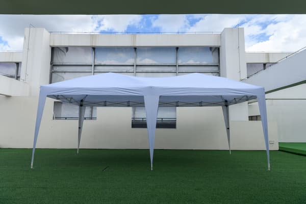 Pop-up Pavillon, 3x6 m, Hvid