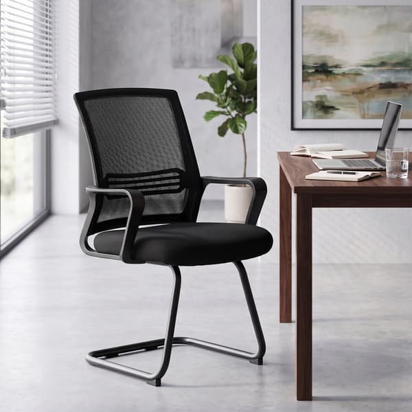 Skrivebordsstole Sæt med 2 58,5x57,5x93 cm sort