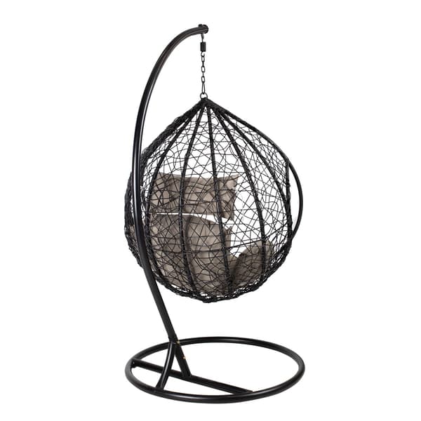 Hængestol DROPLET 105x105x200 cm Sort