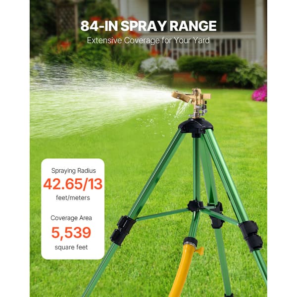 Sprinkler Impact Stativ 80x93,5x94 cm Justerbar Mässing