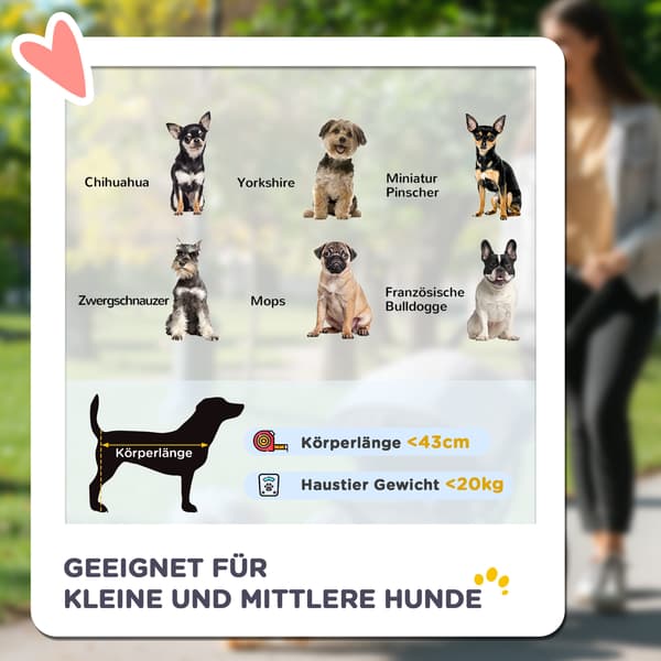 Hundeklapvogn foldbar 111x58x107 cm rød