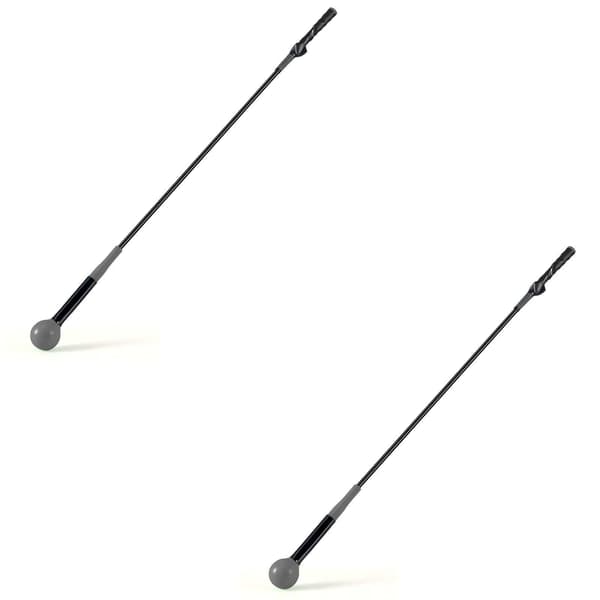 Golflyöntiharjoitteluvälineet 2 kpl 120 cm harmaa