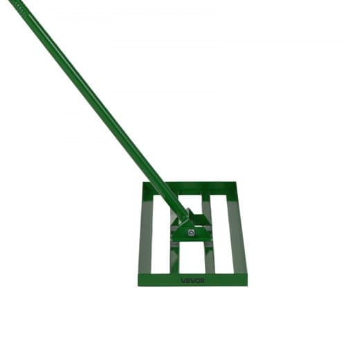 Gräsmattejämningskratta 91x25x207 cm Grön Stål