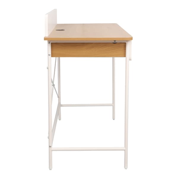 Skrivbord 120x48x88 cm Ask/Vit