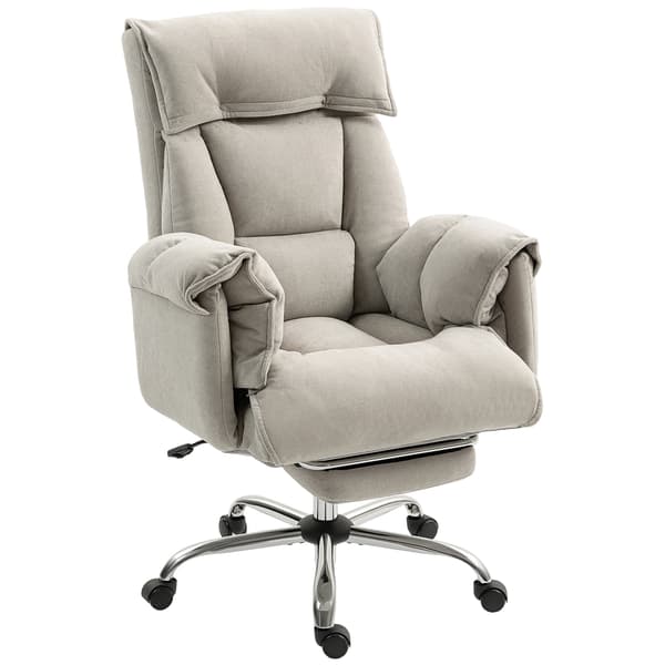 Kontorsstol 75x77x110-118 cm Grå Justerbar