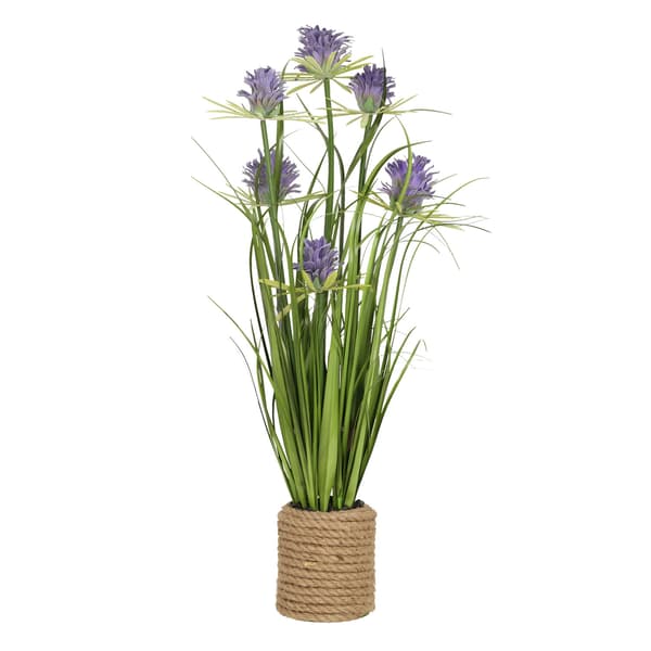 Kunstig blomst 70 cm lilla plastik