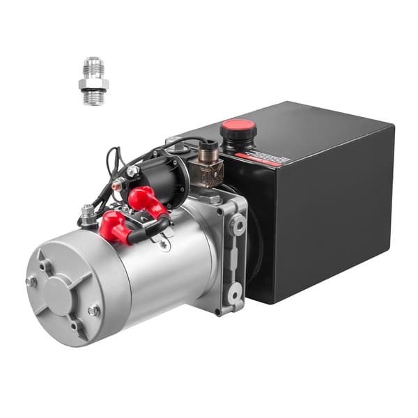 Hydraulisk Power Unit, 50x17x19 cm, Sort, Metal