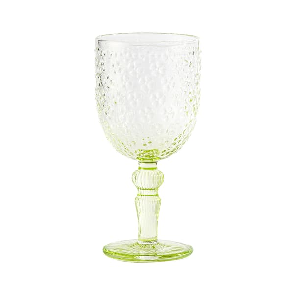 Vinglas 8,4x17,6 cm Grøn Glas