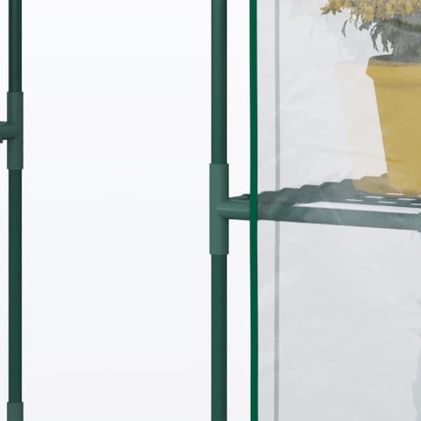 Drivhus, 142x73x195 cm, Transparent